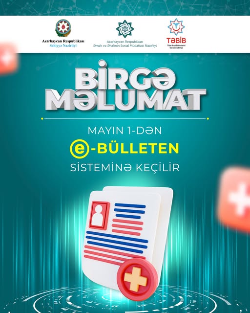 Səhiyyə Nazirliyi, Əmək və Əhalinin Sosial Müdafiəsi Nazirliyi və TƏBİB-in birgə məlumatı