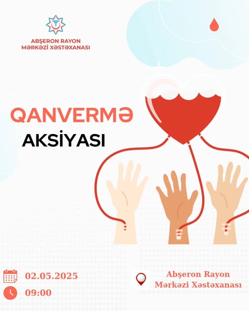 Abşeronda qanvermə aksiyası - Həyat qurtarmağa siz də qoşulun!