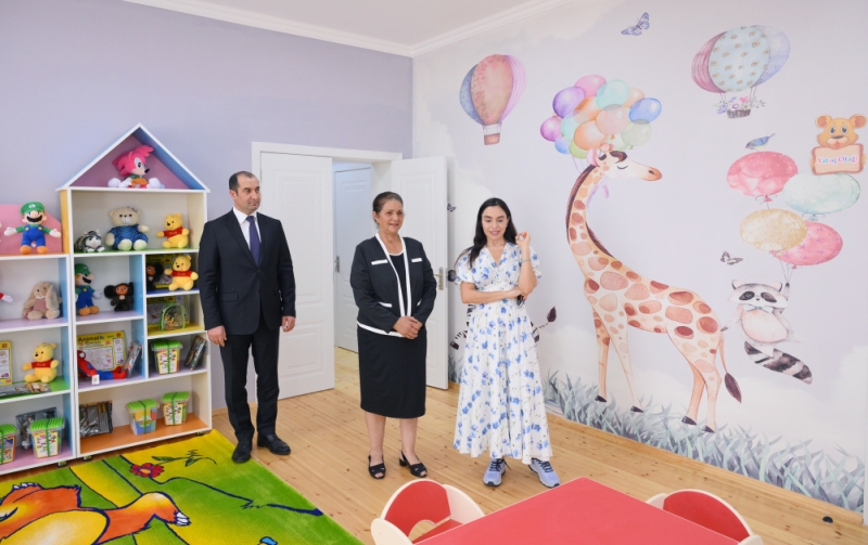 Şamaxıda yeni körpələr evi-uşaq bağçaları istifadəyə verildi