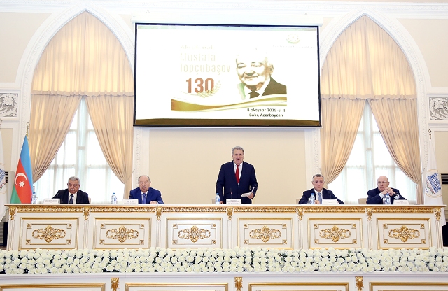 Akademik Mustafa Topçubaşovun anadan olmasının 130 illiyinə həsr edilmiş yubiley tədbiri keçirilib