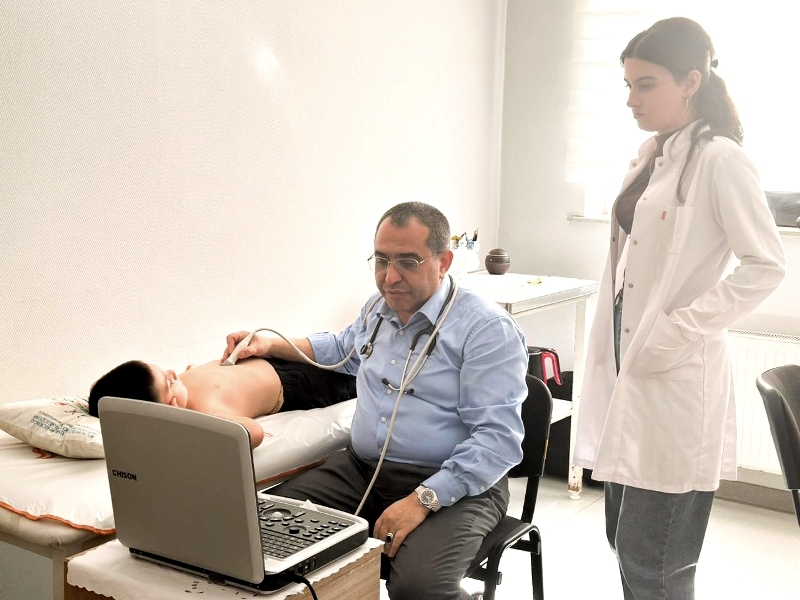 Regionlarda uşaqların sağlamlığına dəstək - Masallıda 180 uşaq tibbi müayinədən keçdi