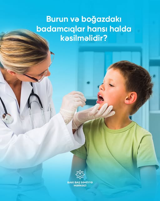  Burun və boğazdakı badamcıqlar hansı halda kəsilməlidir?   