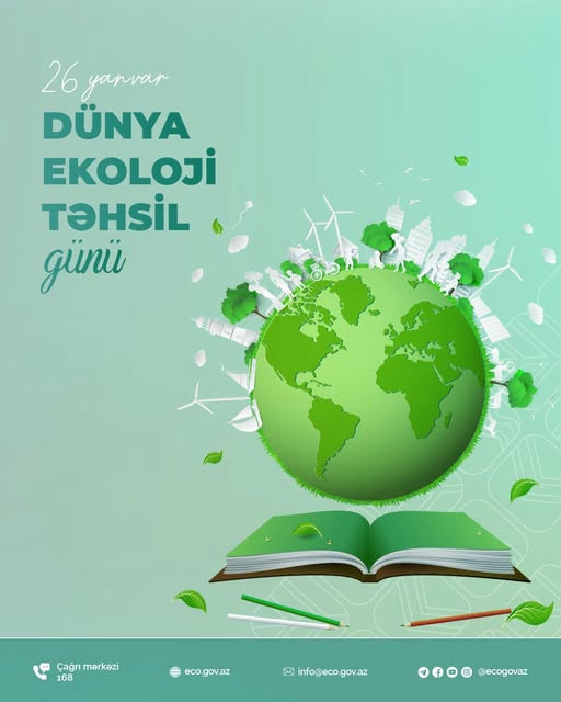 26 Yanvar - Dünya Ekoloji Təhsil Günü