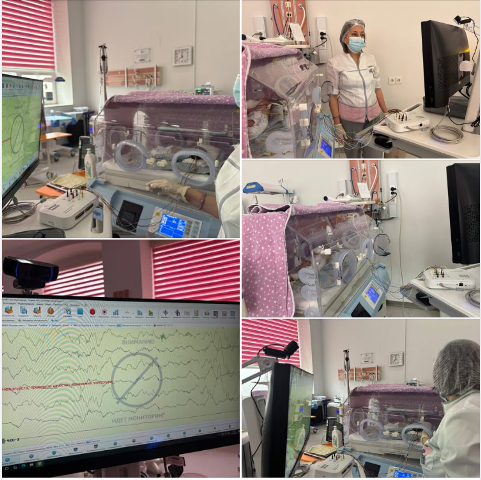 Elmi-Tədqiqat Pediatriya İnstitutunda müasir neyrofizioloji cihazla uşaqların baş beyin müayinəsi aparılır