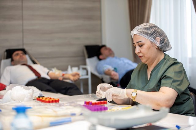 “Talassemiyasız həyat naminə” proqramı çərçivəsində könüllü qanvermə aksiyası