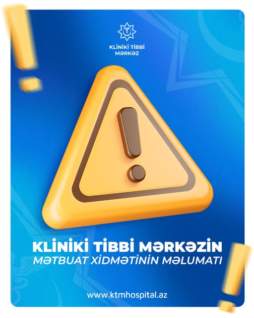 Klinik Tibbi Mərkəzin Toksikologiya şöbəsi aprel ayı hesabatını paylaşdı