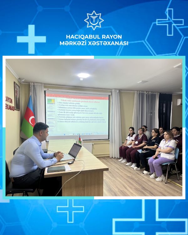 Pasiyent təhlükəsizliyinin artırılması məqsədilə tibbi personal təlim keçdi