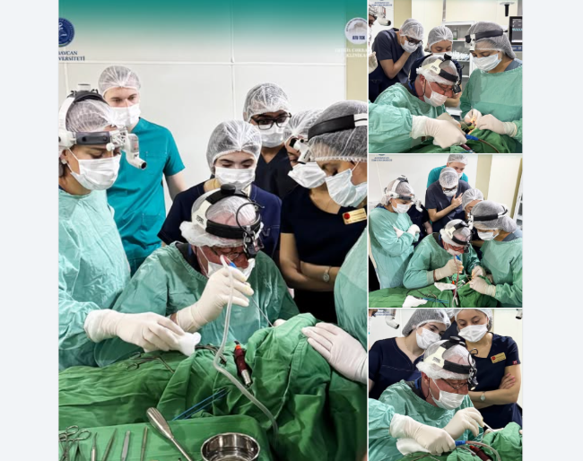 ATU otolarinqoloqlarından yüksək dəqiqlik tələb edən uğurlu cərrahi müdaxilə