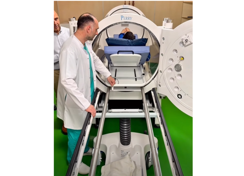  Yeni Klinikada hiperbarik oksigen terapiyası tətbiq olunur
