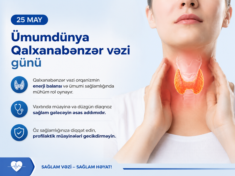 Ümumdünya Qalxanabənzər Vəzi Günü qeyd olunur
