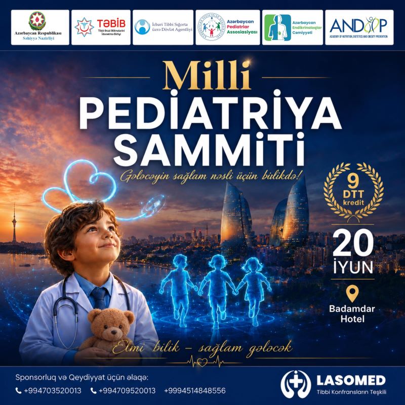 Elmi sammitdə pediatriya sahəsindəki son yeniliklər müzakirə olunacaq
