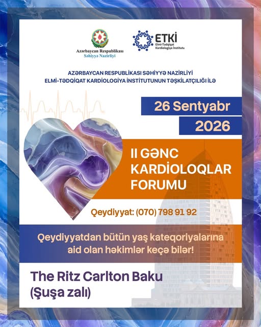 Bakıda II Gənc Kardioloqlar Forumu keçiriləcək