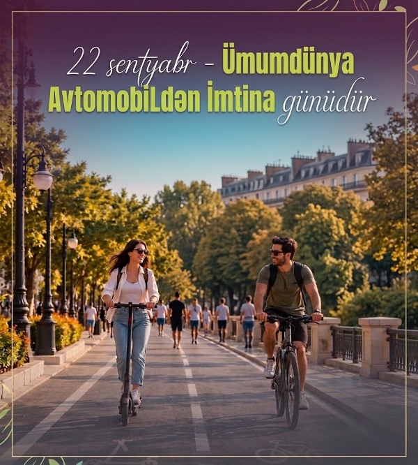 Avtomobildən bir gün imtina etmək sağlamlıq üçün nə qazandırır? – Günün mesajı