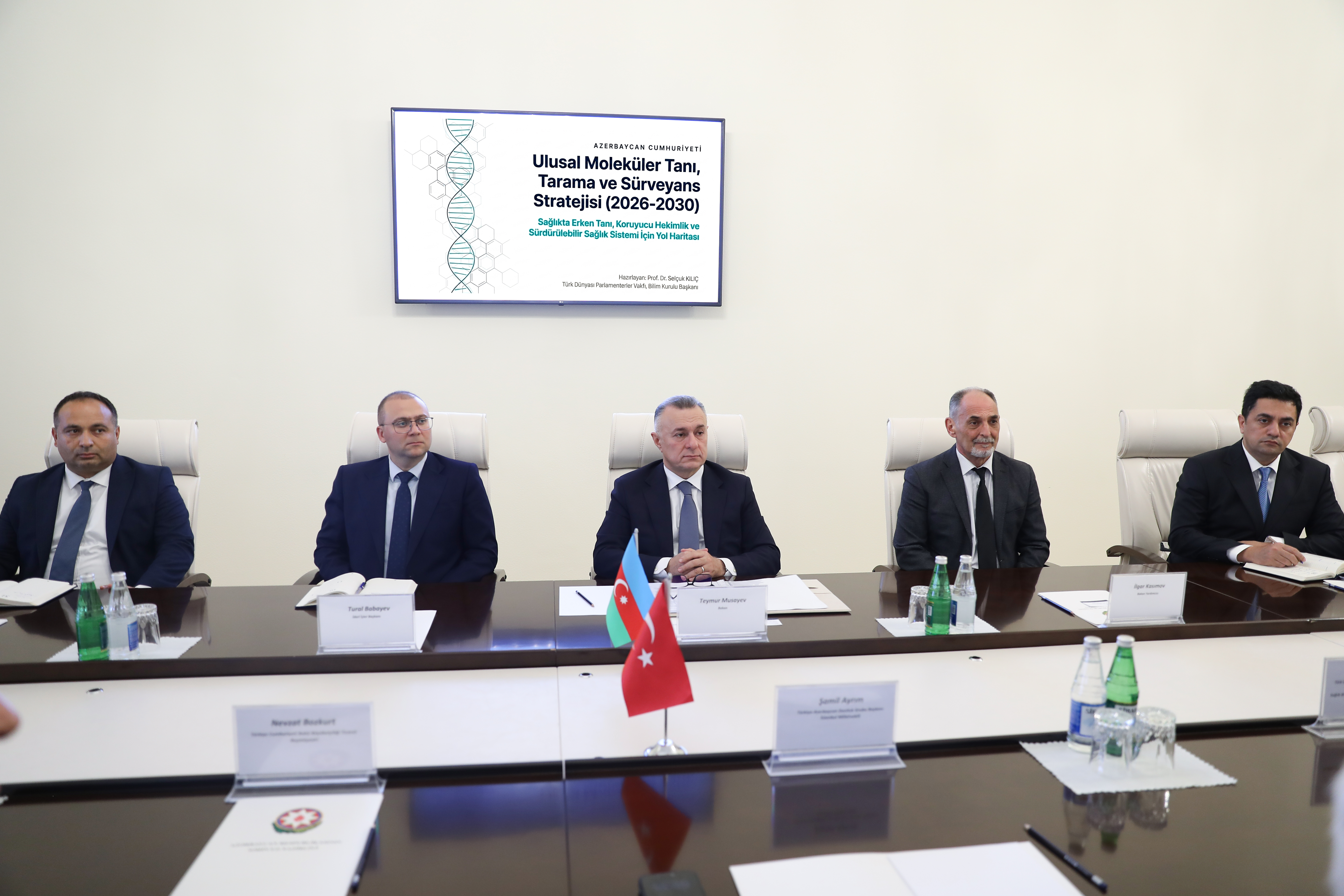 Səhiyyə naziri Teymur Musayev Türkiyə Böyük Millət Məclisinin nümayəndə heyəti ilə görüşüb