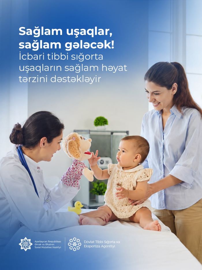Uşaqların sağlamlığının qorunması üçün profilaktik müayinələr və peyvəndləmə aparılır